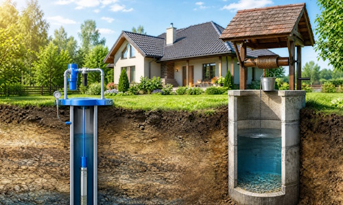 Автономное водоснабжение загородного дома Борисоглебск: скважина или колодец 